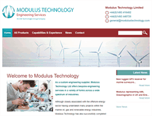 Tablet Screenshot of modulustechnology.com